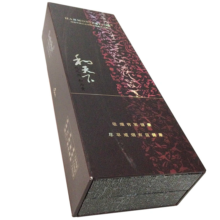 Custom Logo Printed Paper Box Glass Packaging Wine Box Package